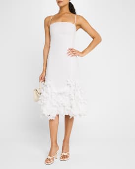 Bella Floral Sleeveless Midi Dress