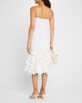 Bella Floral Sleeveless Midi Dress