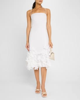 Bella Floral Sleeveless Midi Dress