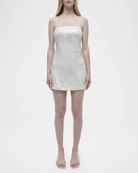 Lollie Sequined Sleeveless Mini Dress