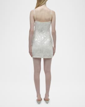 Lollie Sequined Sleeveless Mini Dress