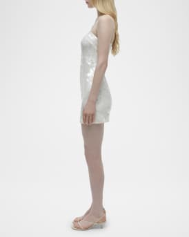 Lollie Sequined Sleeveless Mini Dress