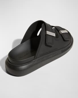 Men's Rubber Double-Buckle Sandals