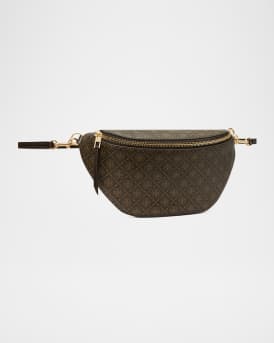 T Monogram Coated Canvas Belt Bag