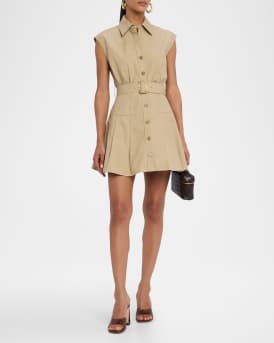 Audley Trench Mini Dress