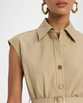 Audley Trench Mini Dress