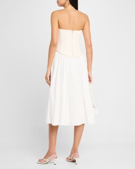 Melody Corset Combo Midi Dress