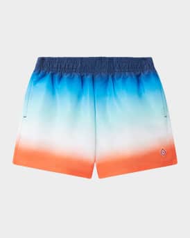 Boy's Exclusive Beach Club Gradient Swim Trunks, Size 3T-14