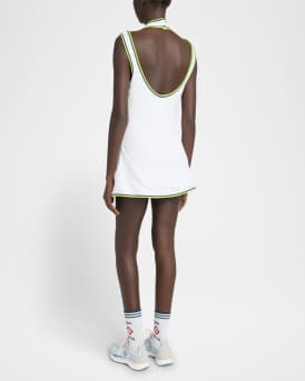 Strappy V-Neck Mini Tennis Dress