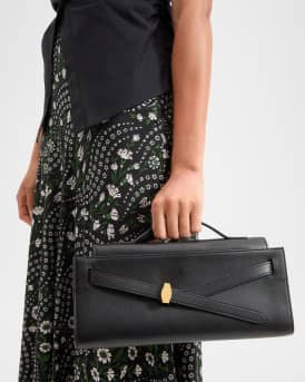 Dash Belt Leather Clutch Bag