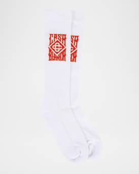 Men's Monogram Logo Crew Socks