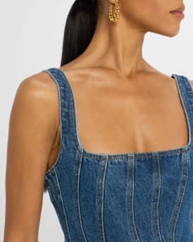 Renhold Denim Mini Dress