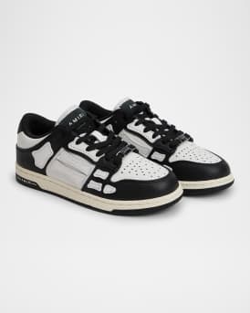 Skel Bicolor Leather Low-Top Sneakers, Kids