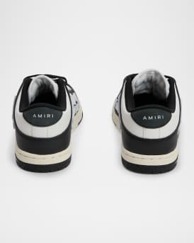 Skel Bicolor Leather Low-Top Sneakers, Kids