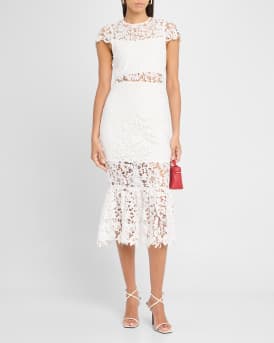 Clover Lace Midi Dress