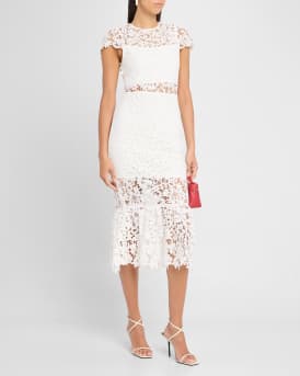 Clover Lace Midi Dress
