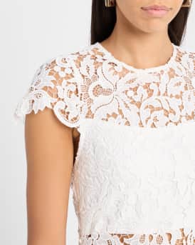 Clover Lace Midi Dress