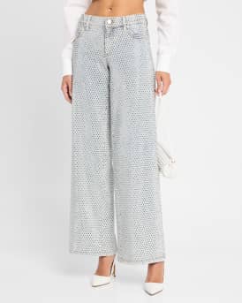 Trish Low-Rise Embellished Baggy Jeans