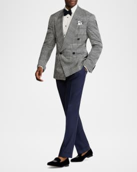 Men's Kent Glen Plaid Silk Sport Coat