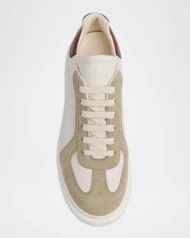 Men’s Retro Suede & Leather Oversized Sneakers