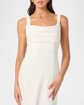Katie Sleeveless Cowl-Neck Gown