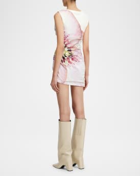 Shiloh Floral Ruched Mini Dress