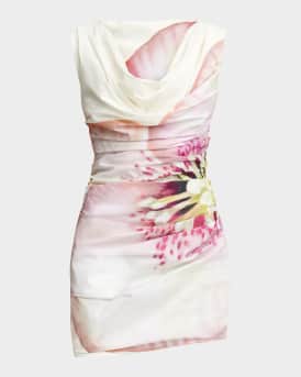 Shiloh Floral Ruched Mini Dress