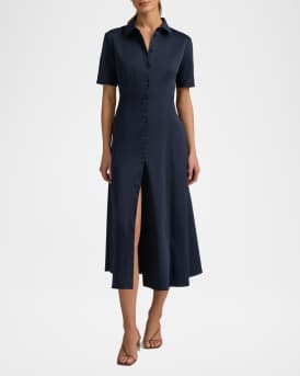 The Demure Midi Shirtdress