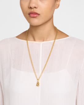 The Puffy Initial Necklace