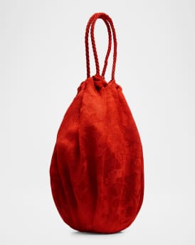 Tassel YSL Evening Pouch Bag in Jacquard