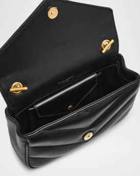 Loulou Mini YSL Chain Crossbody Bag in Quilted Leather