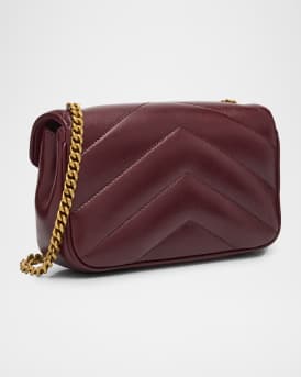 Loulou Mini YSL Chain Crossbody Bag in Quilted Leather