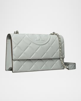 Fleming Small Convertible Leather Shoulder Bag