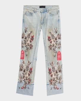 Men's Chaos Embroidered Jeans