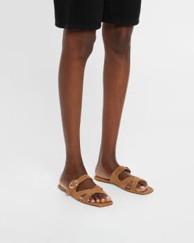Villa Suede Slide Sandals