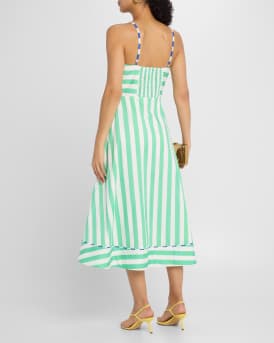 Harper A-Line Midi Dress 
