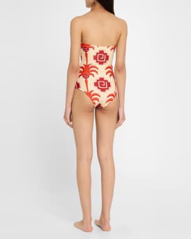 Alta Mar Strapless One-Piece Swimsuit