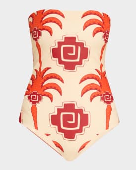 Alta Mar Strapless One-Piece Swimsuit