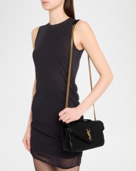 Loulou Small YSL Shoulder Bag in Quilted Leather 