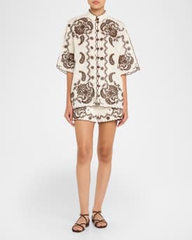 Ascension Embroidered Shorts