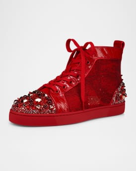 Men's Supertracks Sequin Multi-Spike High-Top Sneakers