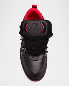 Men's Astroskate Mesh and Leather Fashion Sneakers