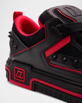 Men's Astroskate Mesh and Leather Fashion Sneakers