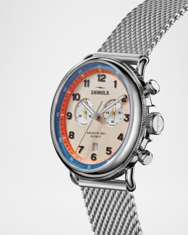 Men's Canfield Model C56 Chronograph Bracelet Watch, 43mm