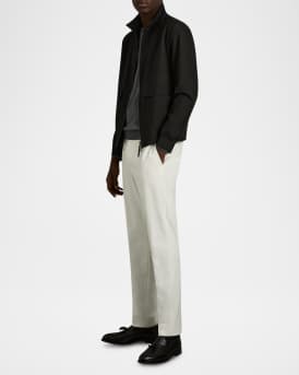 Men's Funnel-Neck Zip Jacket