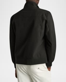 Men's Funnel-Neck Zip Jacket