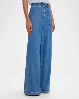 Rumi Denim Drawstring Pants