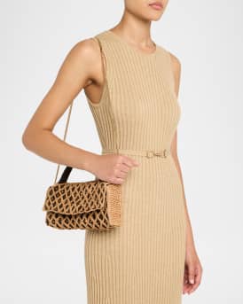 Vakona Woven Clutch Bag