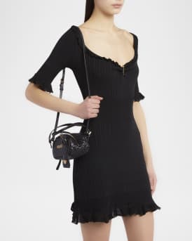 La Medusa Mini Leather Shoulder Bag