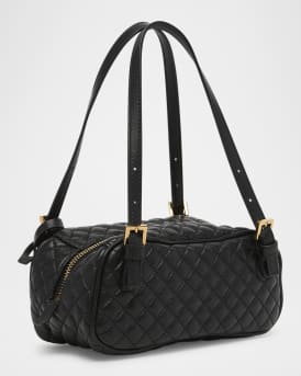 La Medusa Mini Leather Shoulder Bag